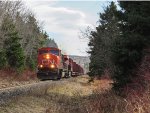 Flying Rubber leads train 402 near MP127